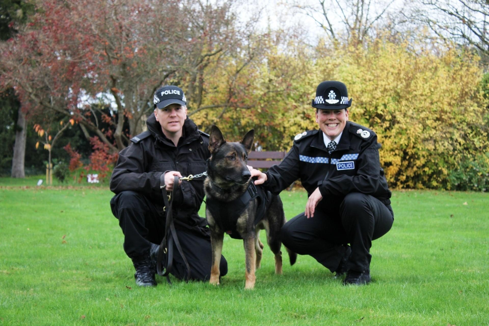 NEWS | West Mercia Police has issued police dogs with vests to help protect them from weapons and the impact from objects