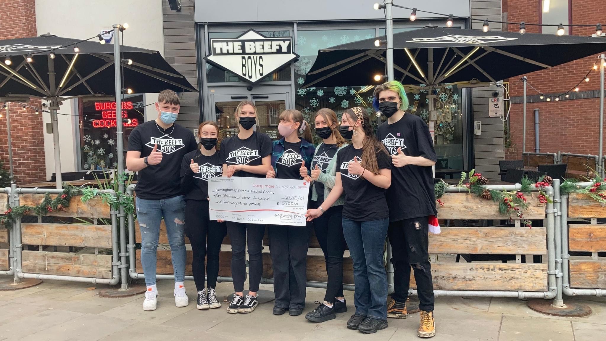 NEWS | The Beefy Boys thank customers for helping them raise £5,723 for Birmingham Children’s Hospital