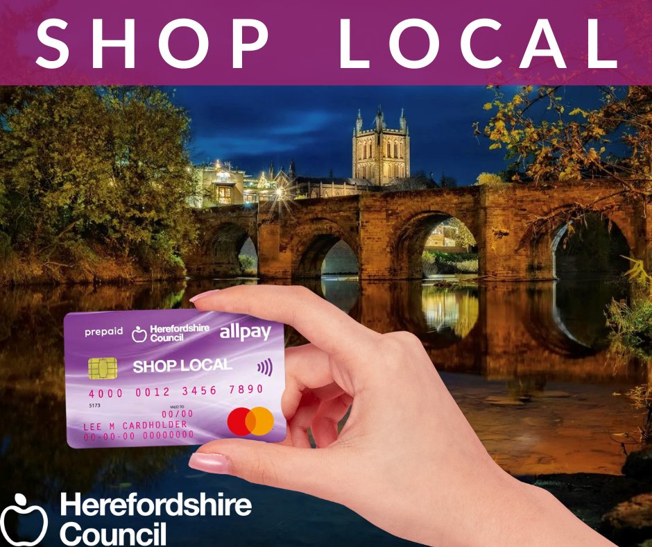 NEWS | 47,000 households in Herefordshire have applied for their shop local card loaded with £15