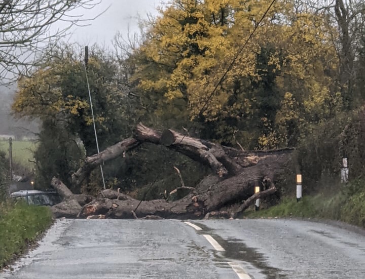 STORM BARRA | Road closures in place across Herefordshire this morning