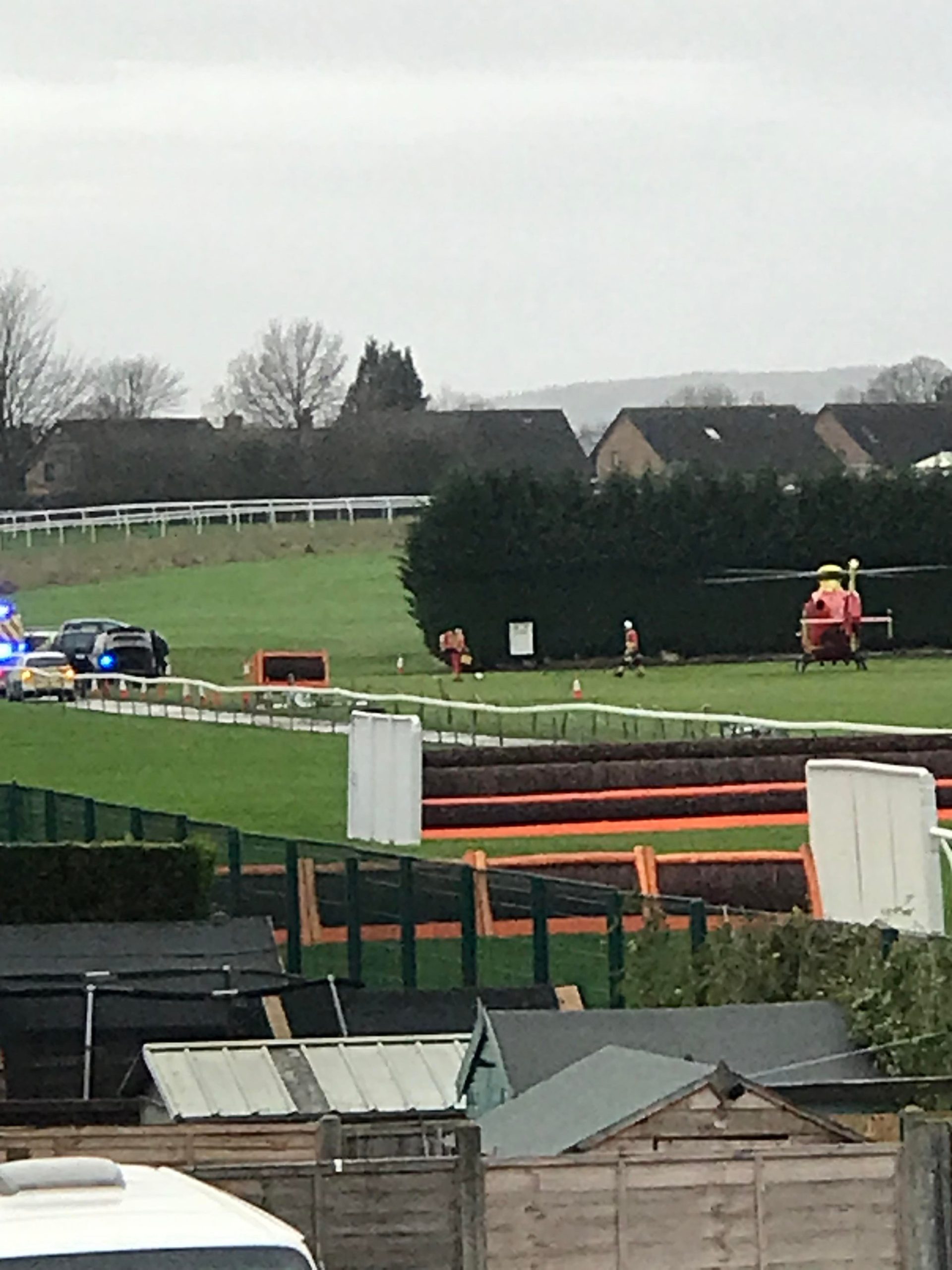 NEWS | Air ambulance and West Mercia Police in attendance at incident on Hereford Racecourse