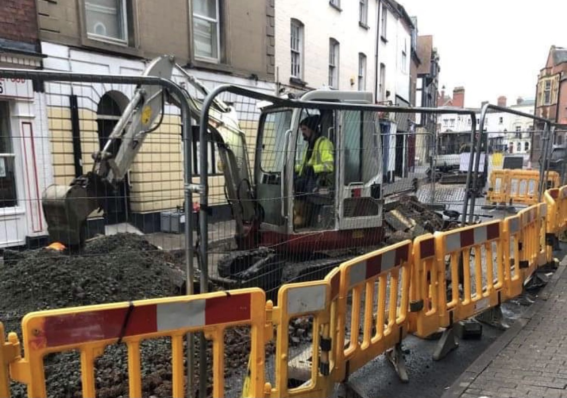 NEWS | A city centre street in Hereford will remain closed for the next five days due to roadworks