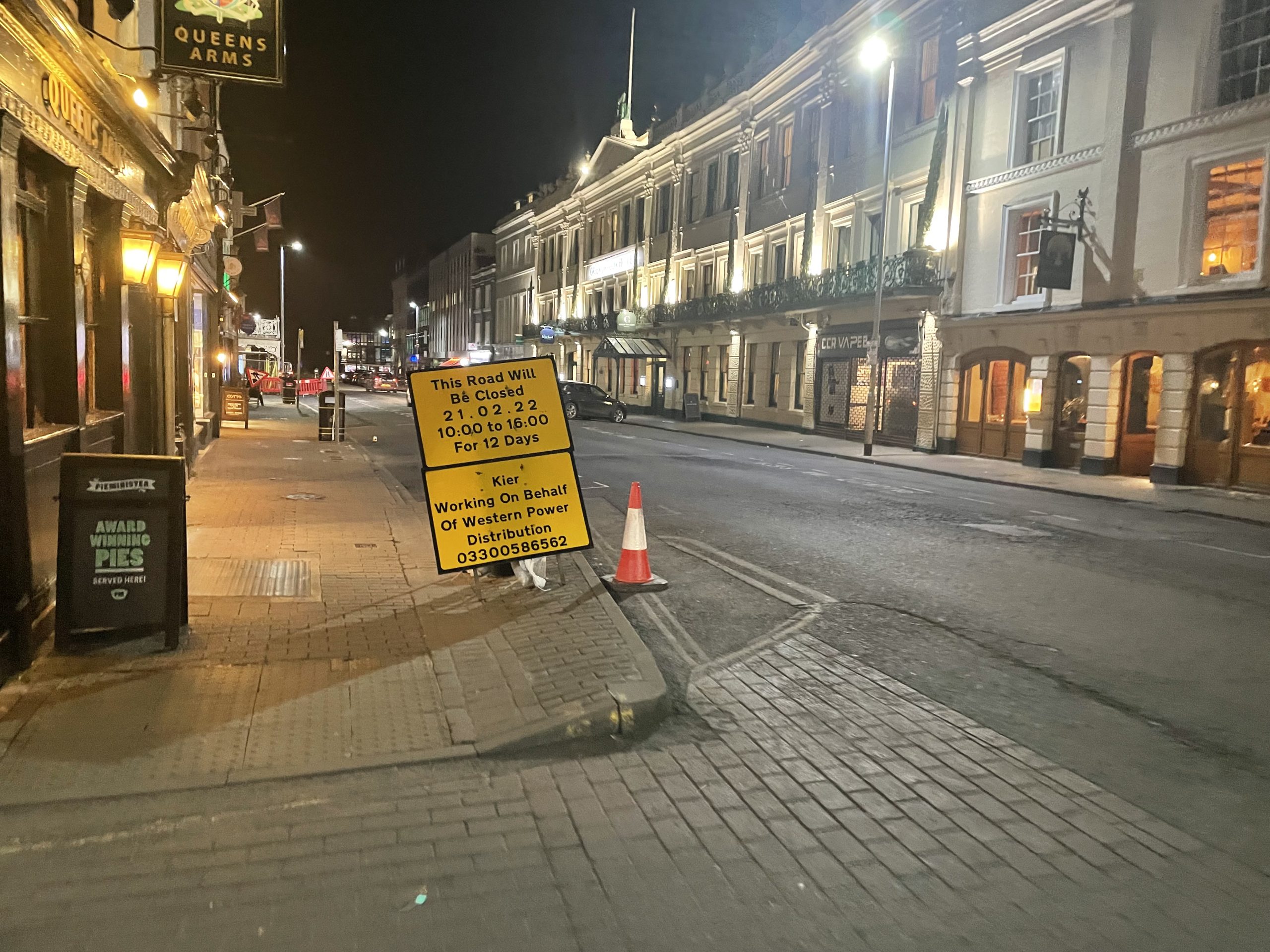 NEWS | Broad Street in Hereford will be closed for 12 days later this month due to roadworks