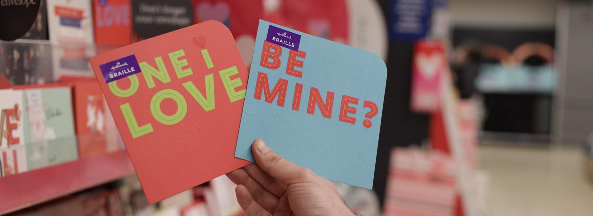NEWS | Tesco becomes first major UK supermarket to sell range of braille Valentine’s cards