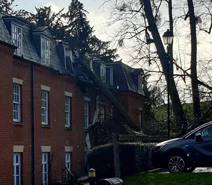 NEWS | Emergency services responding to incident after tree falls onto a hotel in Herefordshire