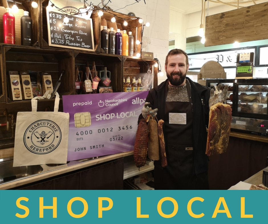 NEWS | Businesses and residents share delight as £10 is added to the Shop Local Prepaid cards by Herefordshire Council