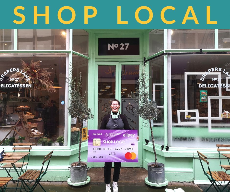 NEWS | Just TEN DAYS to support local businesses by spending your prepaid shop local cards in Herefordshire