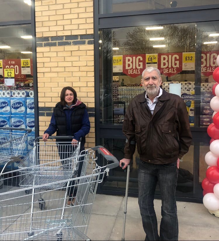 NEWS | “I was shocked to be the first one here” says shopper who was first in the queue at The Food Warehouse at 1.30am this morning