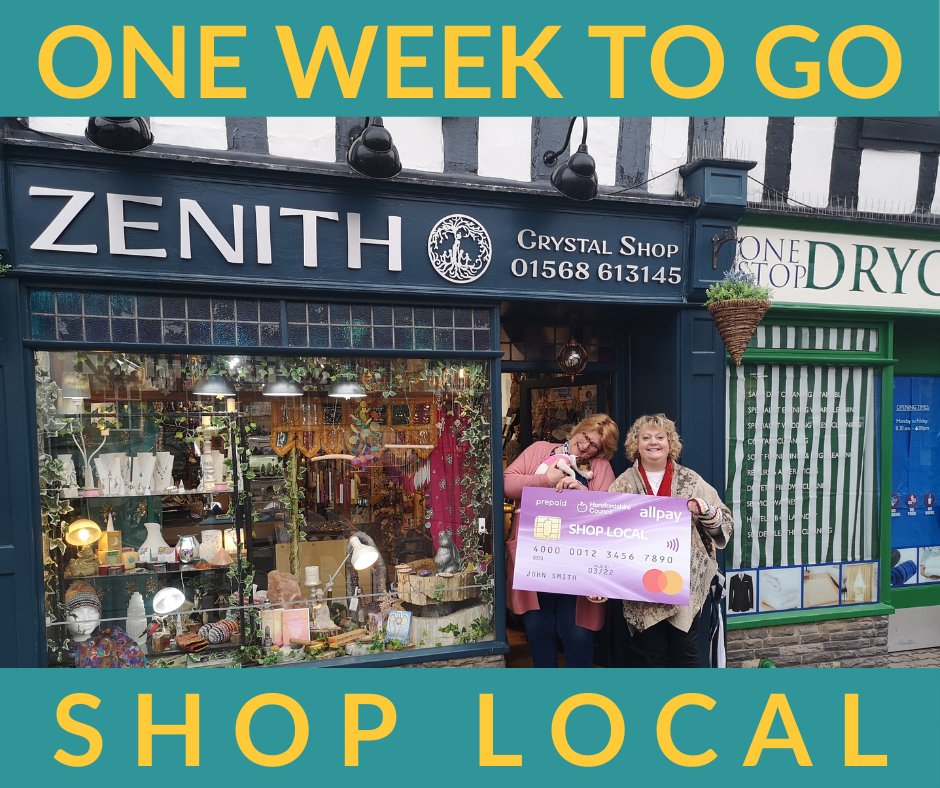 NEWS | You have just ONE WEEK to spend your shop local prepaid card at local businesses in Herefordshire
