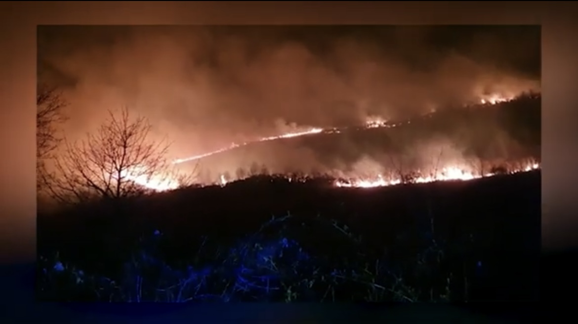 NEWS | Fire crews tackle huge grass fires in South Wales with the majority being started deliberately
