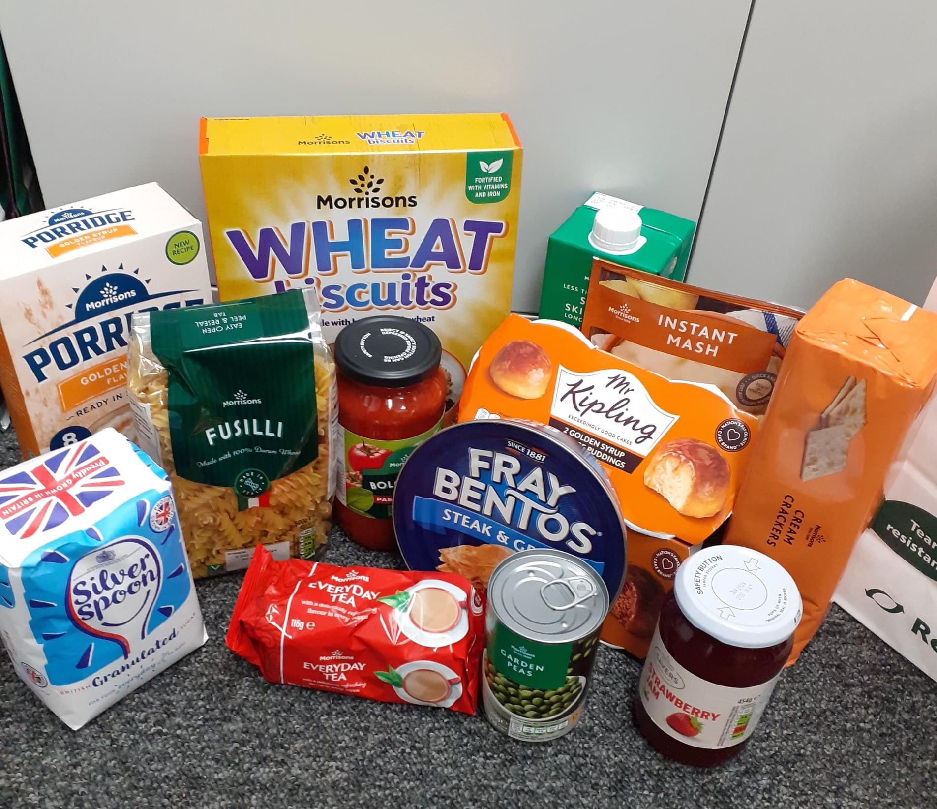 NEWS | Morrisons team up with Hereford Food Bank with shoppers able to purchase a £15 bag of food to donate to the food bank