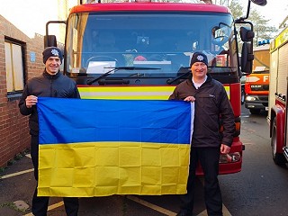 NEWS | Mark Andrews of Herefordshire travelled to Poland to donate a fire engine and equipment to Ukraine on behalf of HWFRS