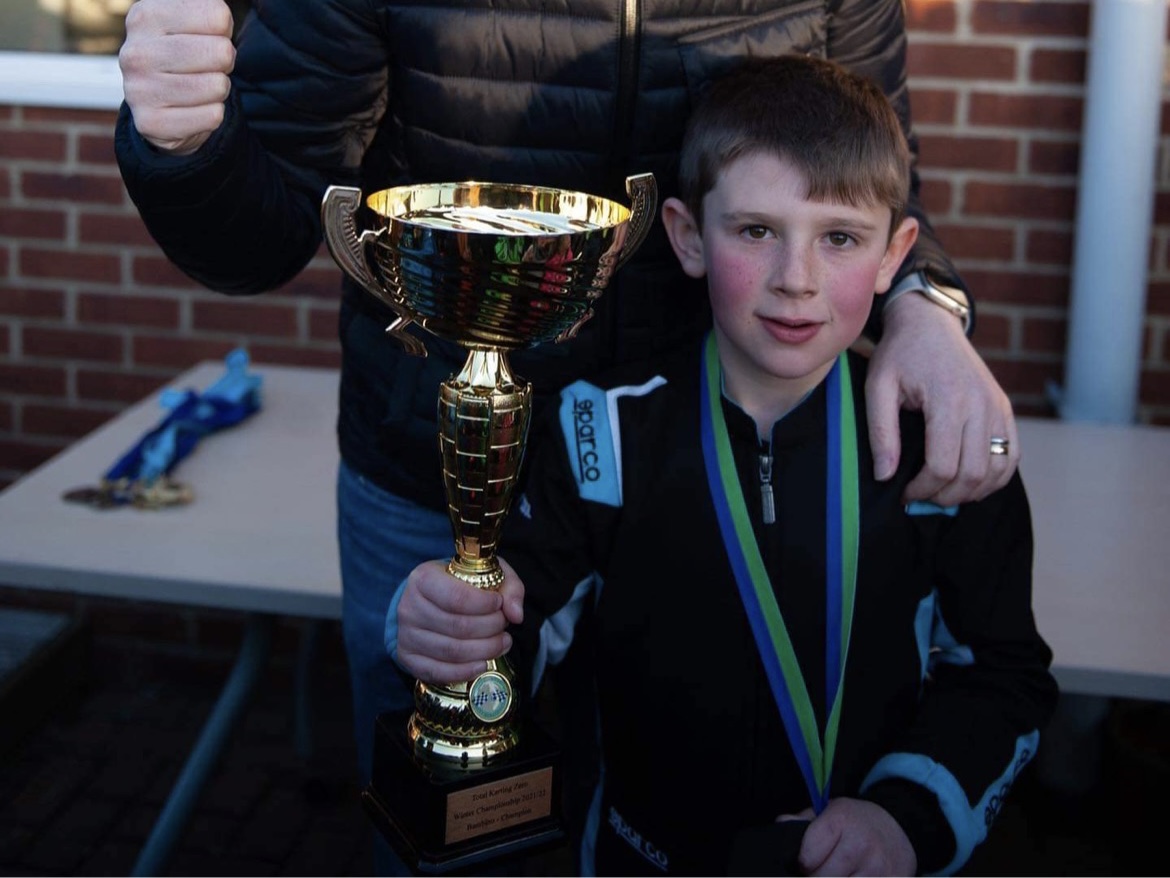 NEWS | 8-year-old Archie from Ledbury has been crowned as 2021/22 Total Karting Zero Winter Champion