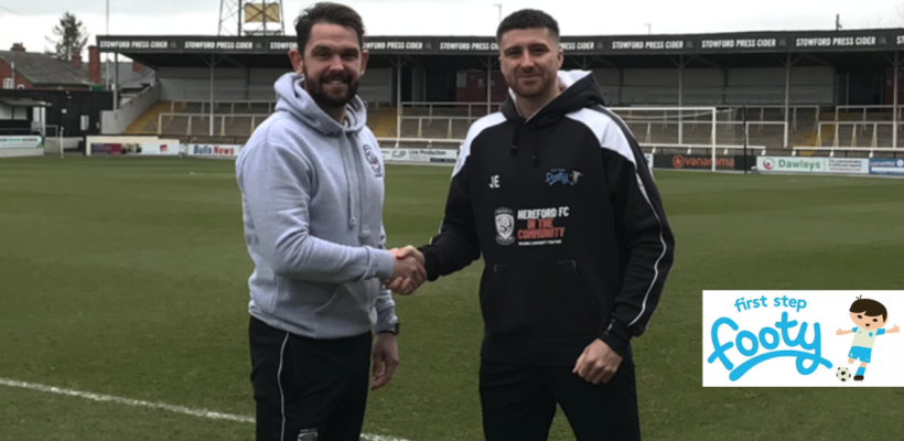 FOOTBALL | Hereford FC Community links up with First Step Footy and Joel Edwards