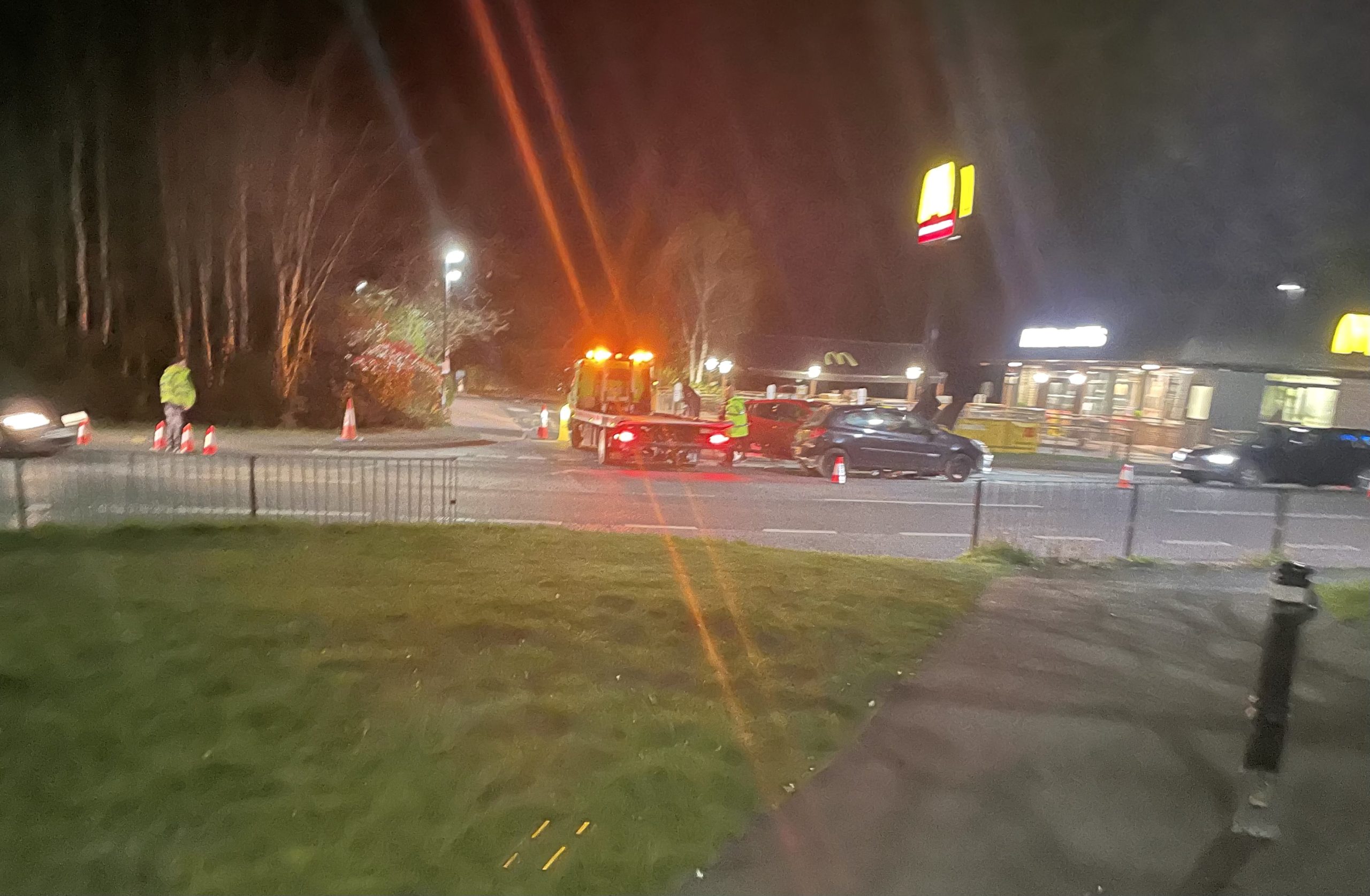 NEWS | McDonald’s in Belmont Hereford closed due to a collision this evening