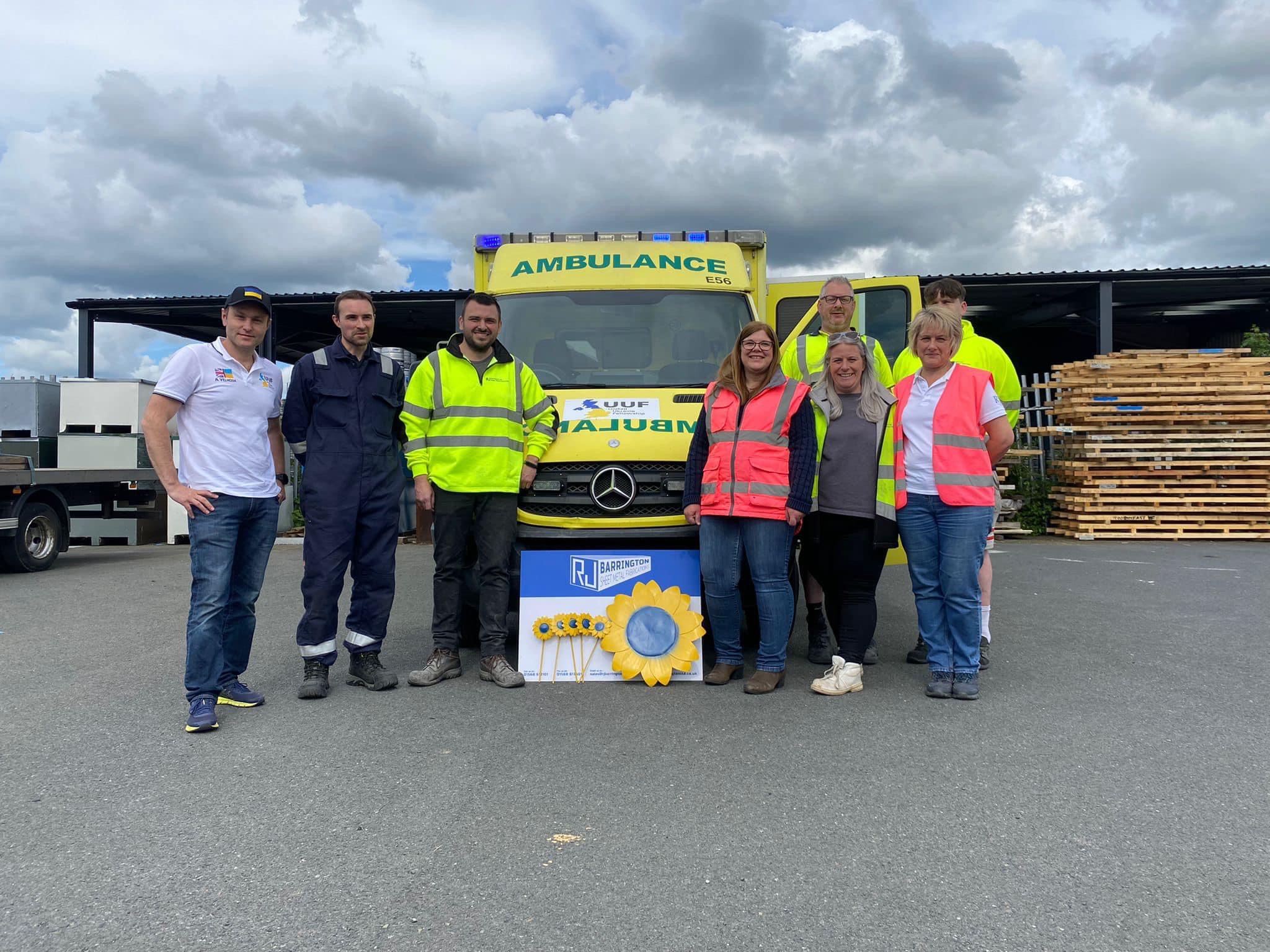 NEWS | One Leominster company has sold 300 sunflowers and managed to raise enough money to purchase an ambulance to send to Ukraine