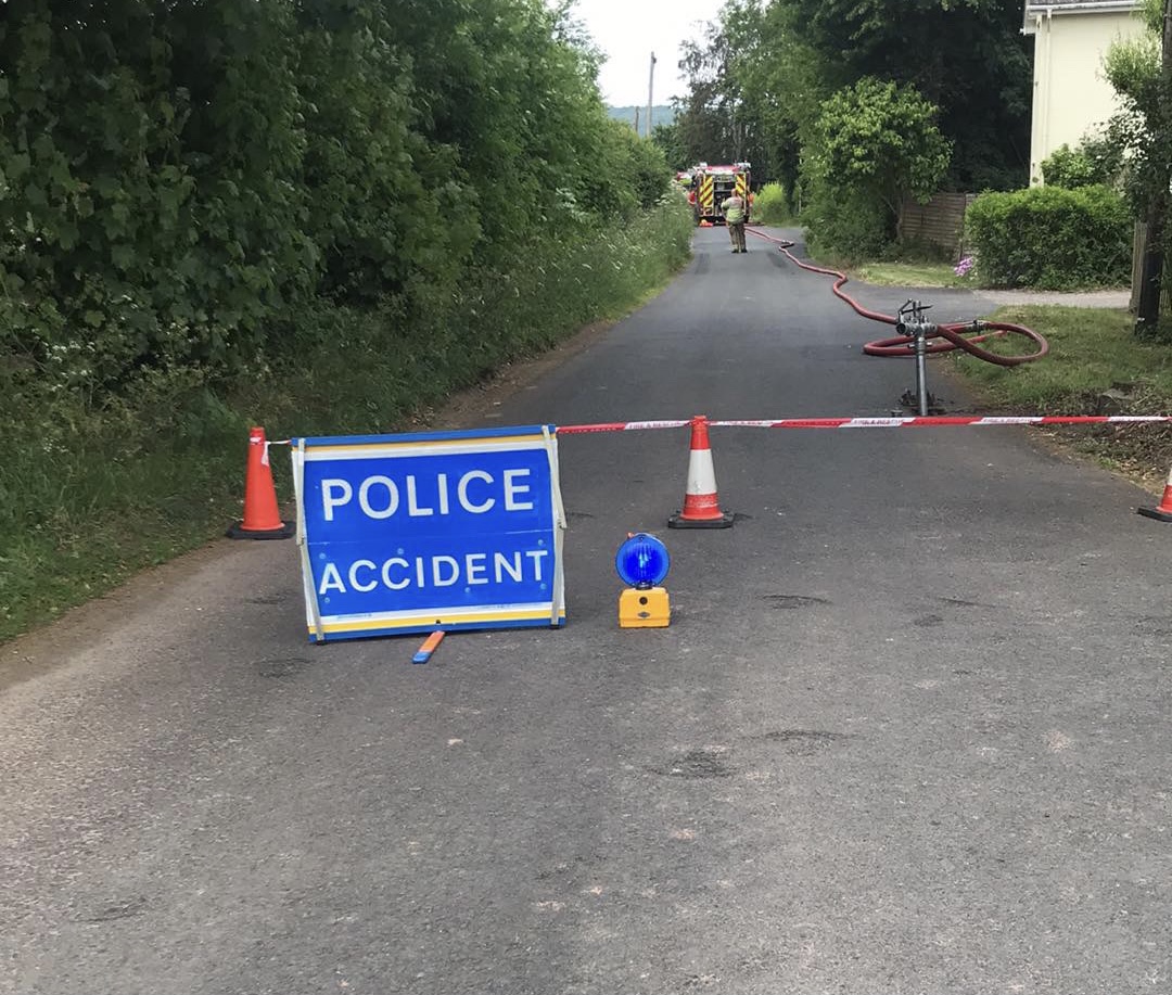 NEWS | Emergency services responding to a fire at a property in Herefordshire