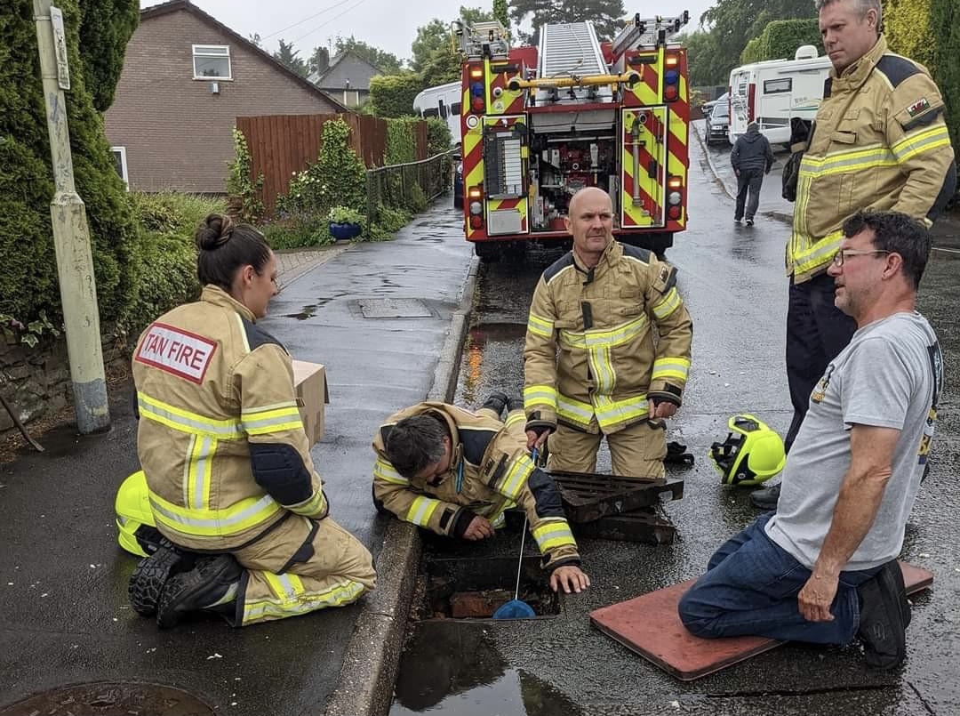 NEWS | Heroic fire crews help to rescue six ducklings from down a drain
