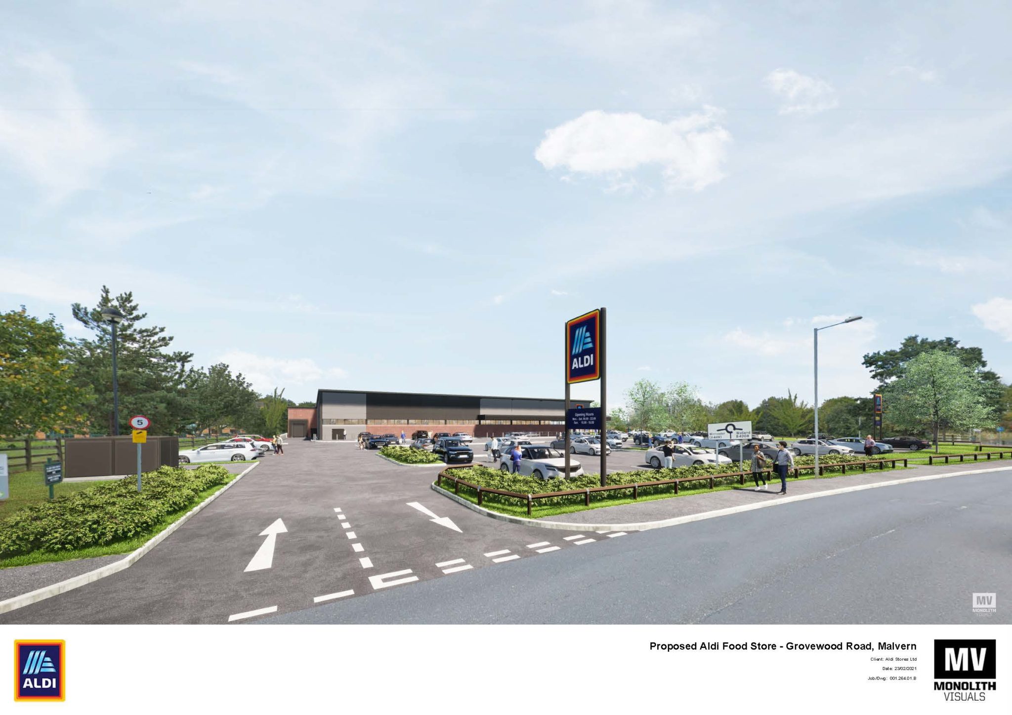 NEWS | Aldi to open a sustainably built, modern food store in Malvern later this year