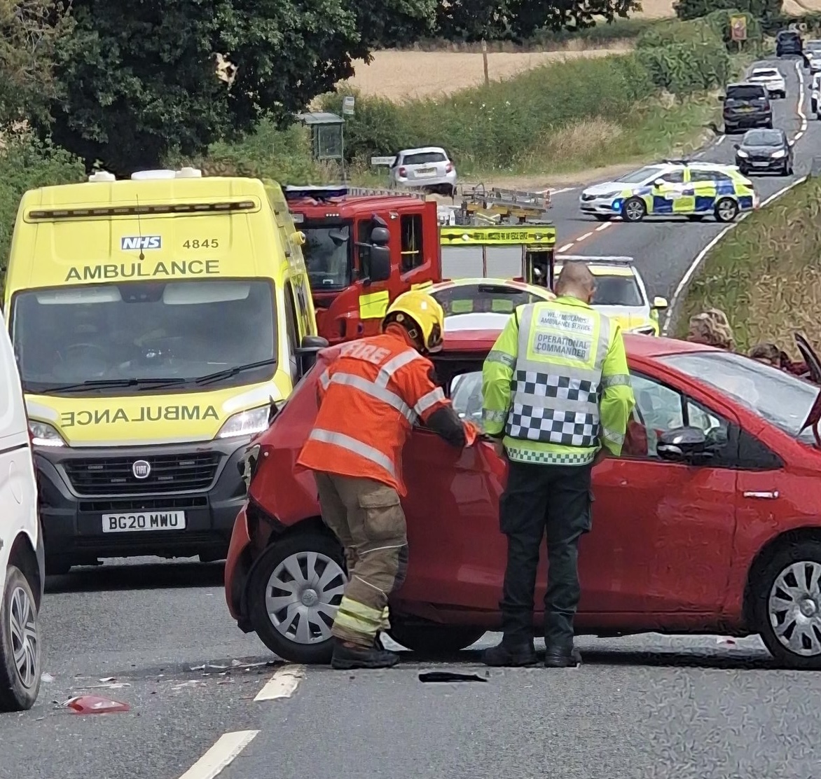 NEWS | Emergency services responding to a collision near Hereford this afternoon