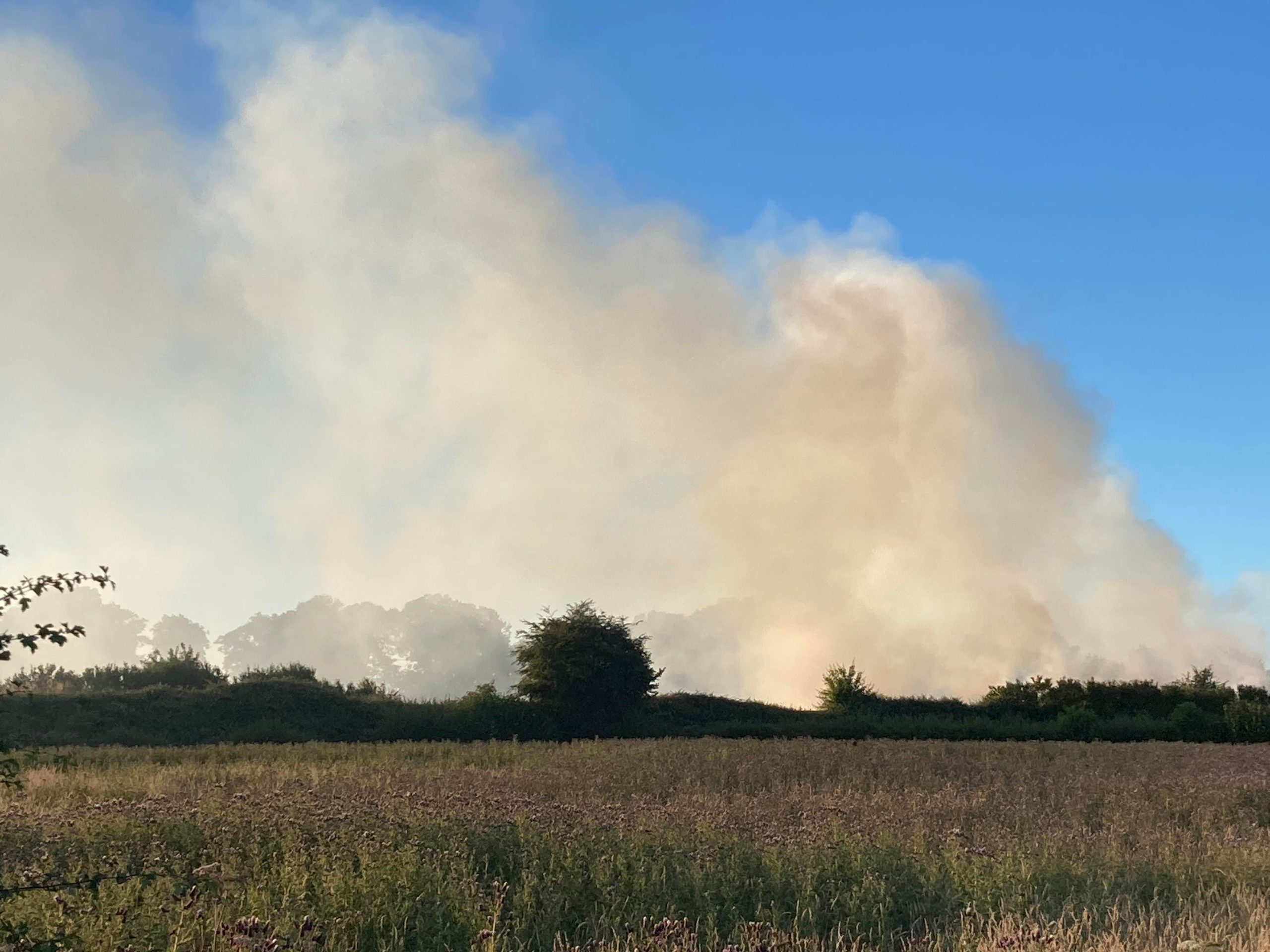 NEWS | Police issue appeal after fire crews tackle field fire in Hereford