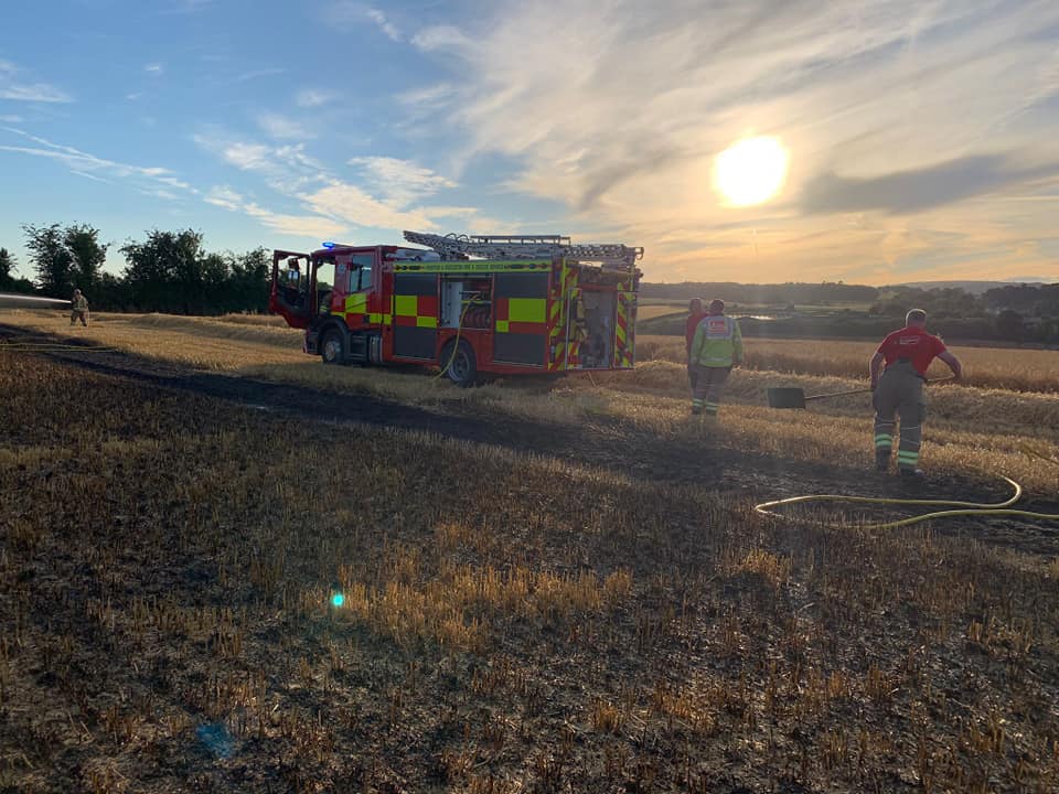 NEWS | Fire crews in Herefordshire were called to a field fire on Thursday evening