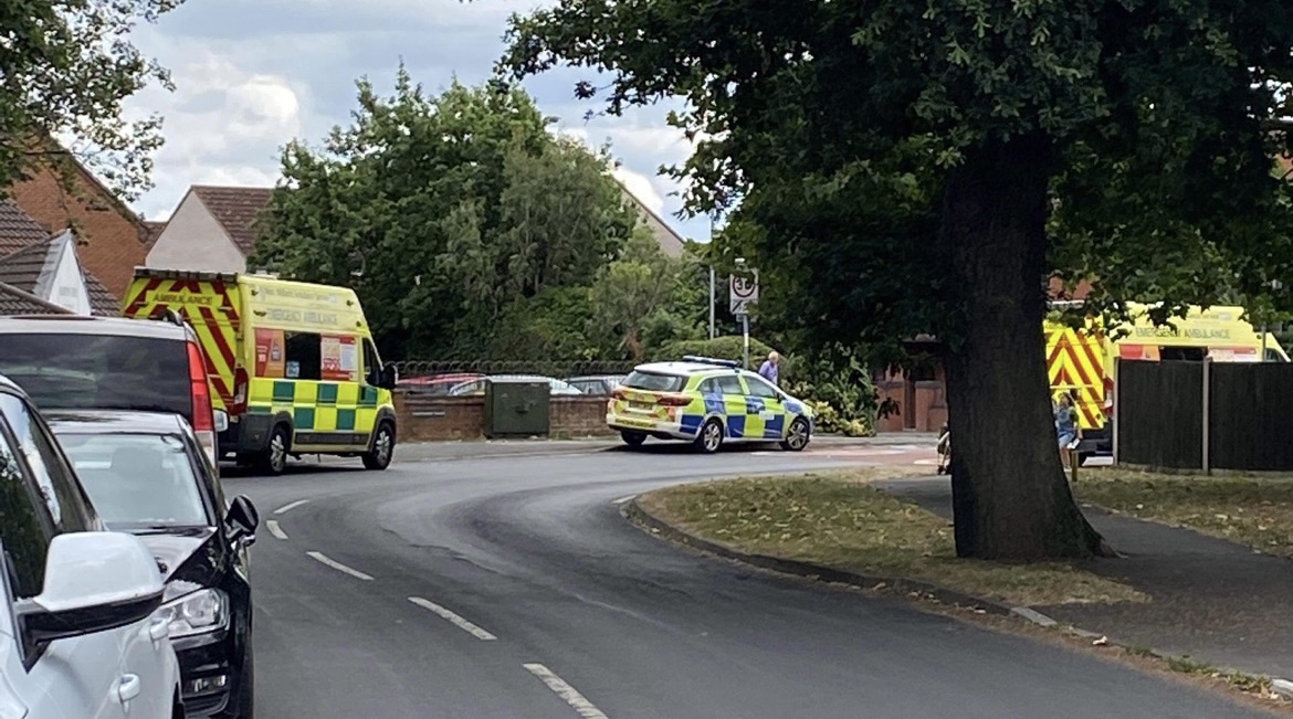 NEWS | Emergency services attending an incident in Hereford this afternoon