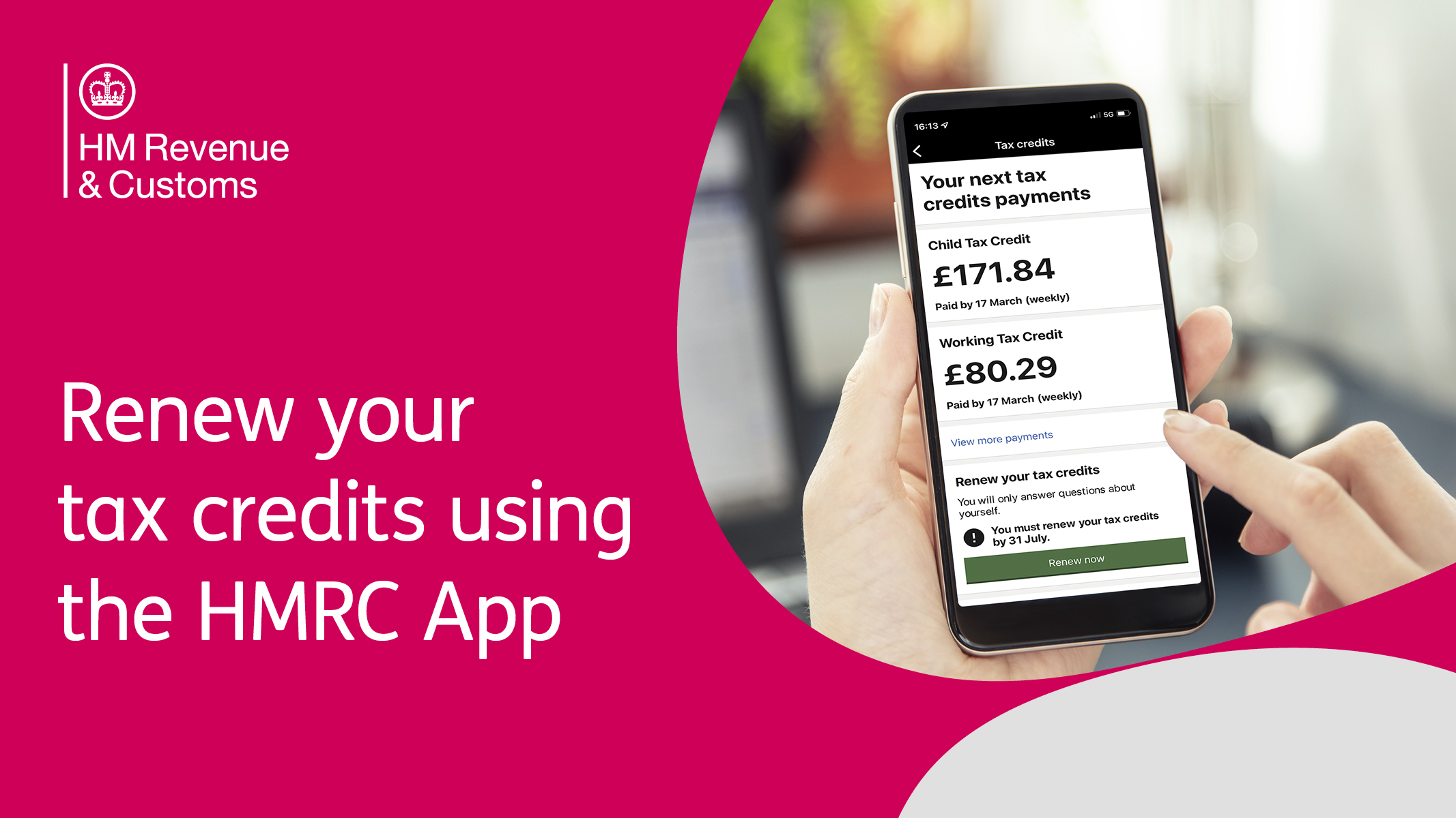 NEWS | HMRC issues important update for anyone who claims tax credits