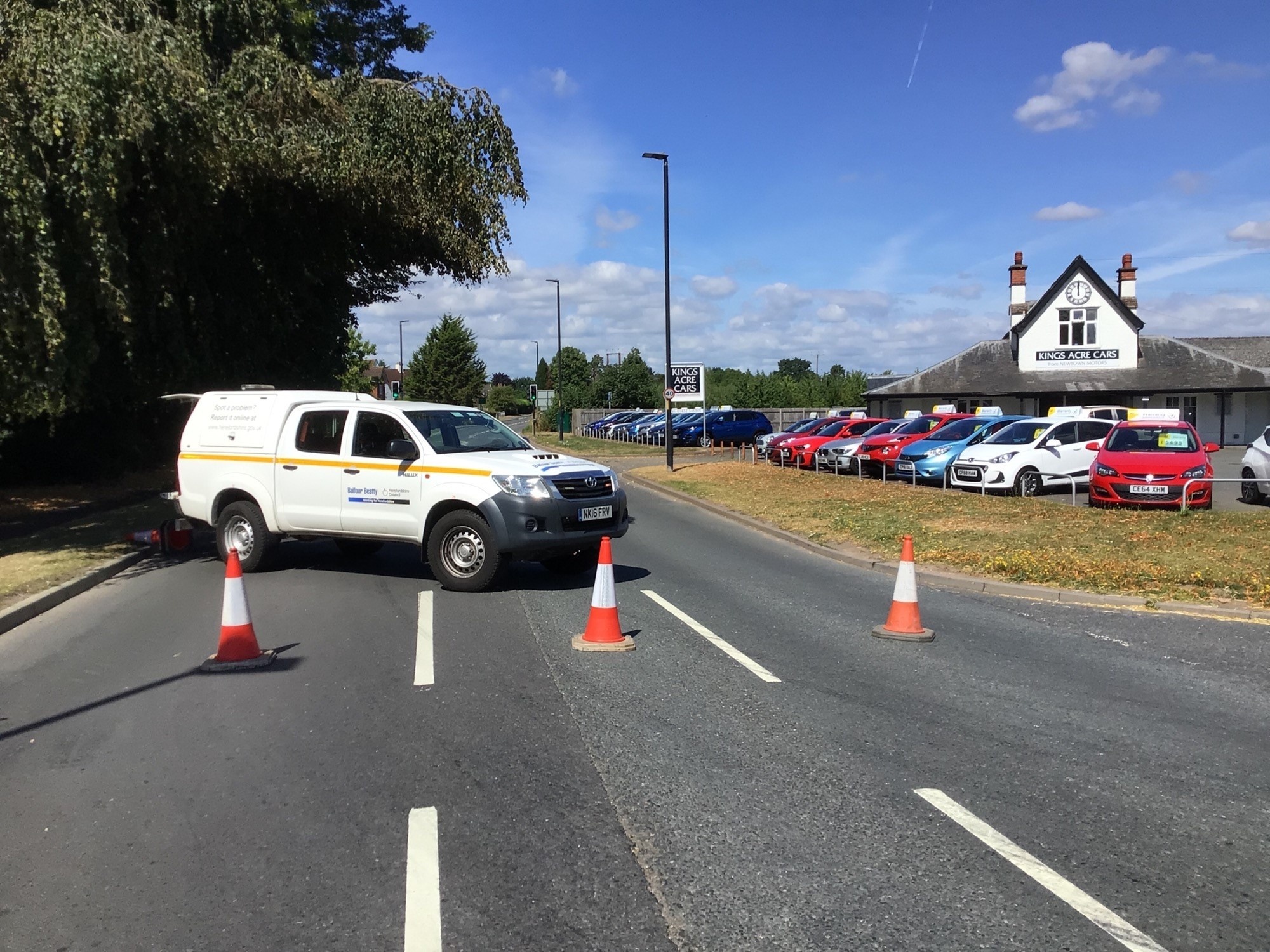 NEWS | Emergency services called to a collision in Hereford this morning