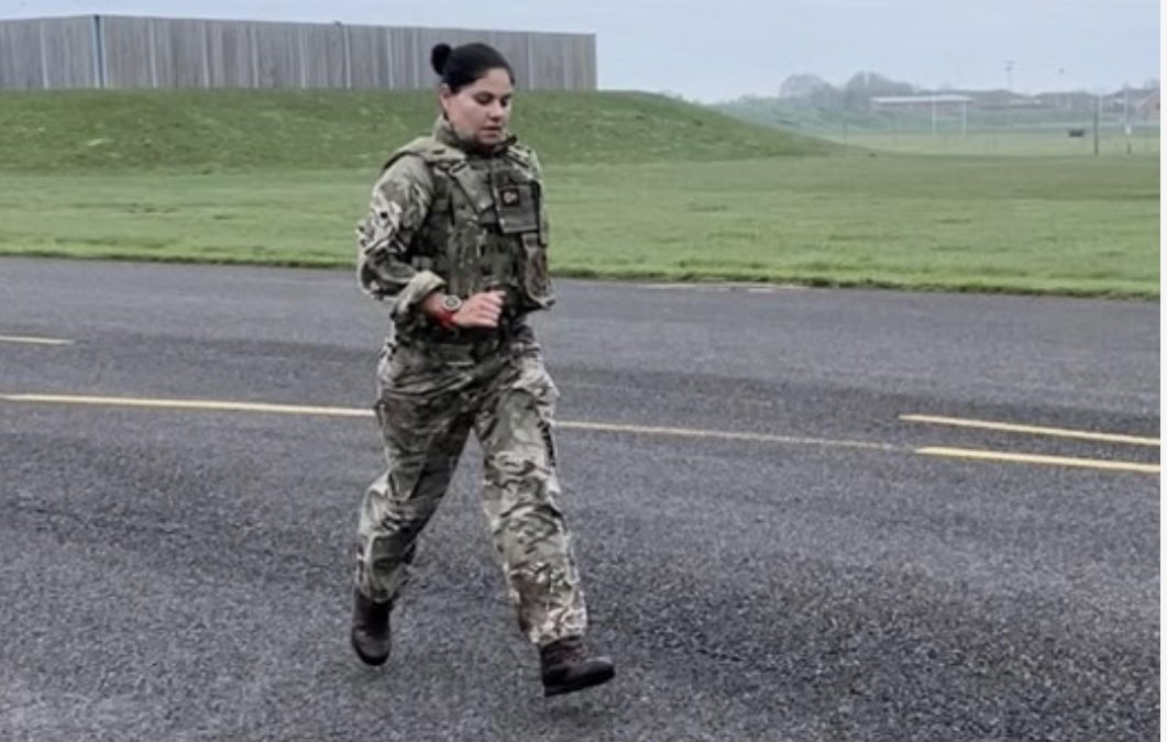 NEWS | Elena to run 10 marathons in 10 days with 10kg body armour starting in Hereford today to raise money for those affected by cancer in the Armed Forces 
