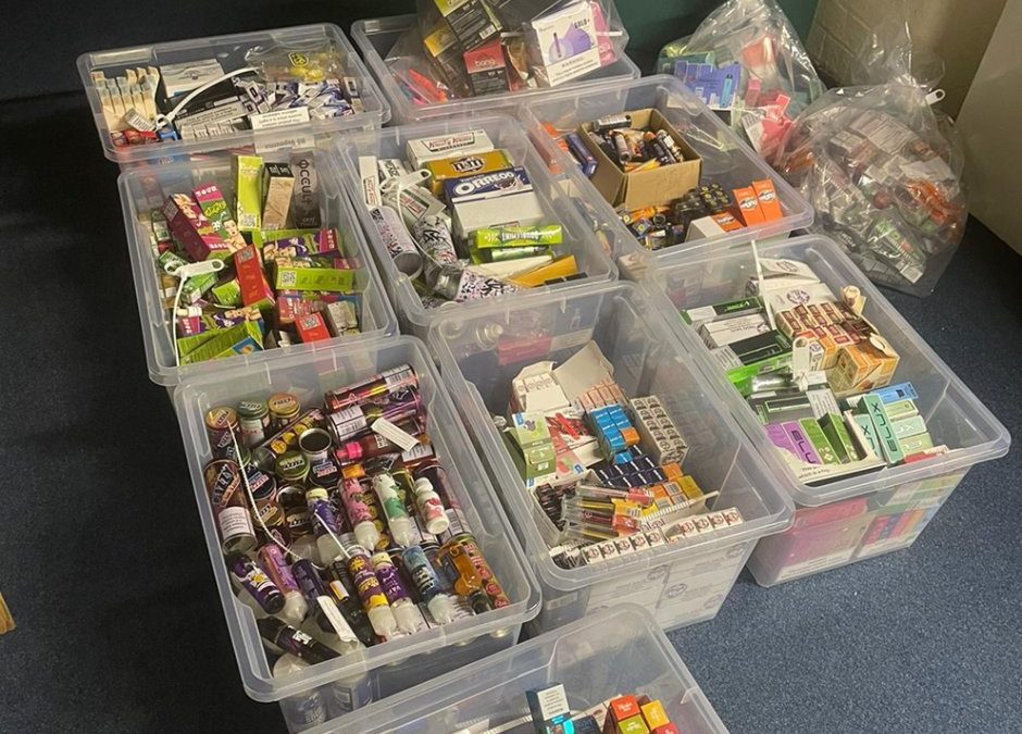 NEWS | Trading Standards Officers have seized over £24,000 worth of illegal disposable e-cigarettes and liquids from shops in Herefordshire in just three months