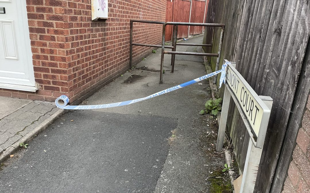 NEWS | Police cordon off footpath in Hereford this morning following incident overnight  