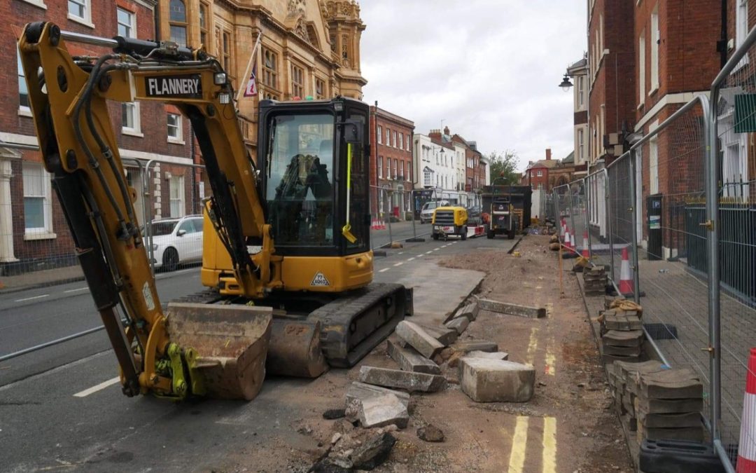 NEWS | Work is underway on £700,000 measures to improve safety for pedestrians and cyclists in St Owen Street
