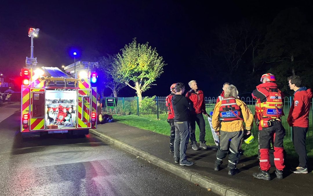 NEWS | Emergency services rescue a man after he ended up in the River Wye  
