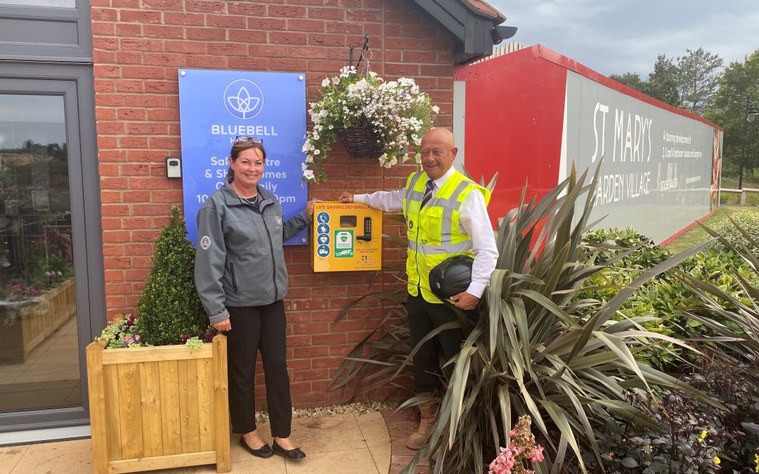 NEWS | A LIFE-SAVING defibrillator has been installed at St Mary’s Garden Village in Ross-On-Wye