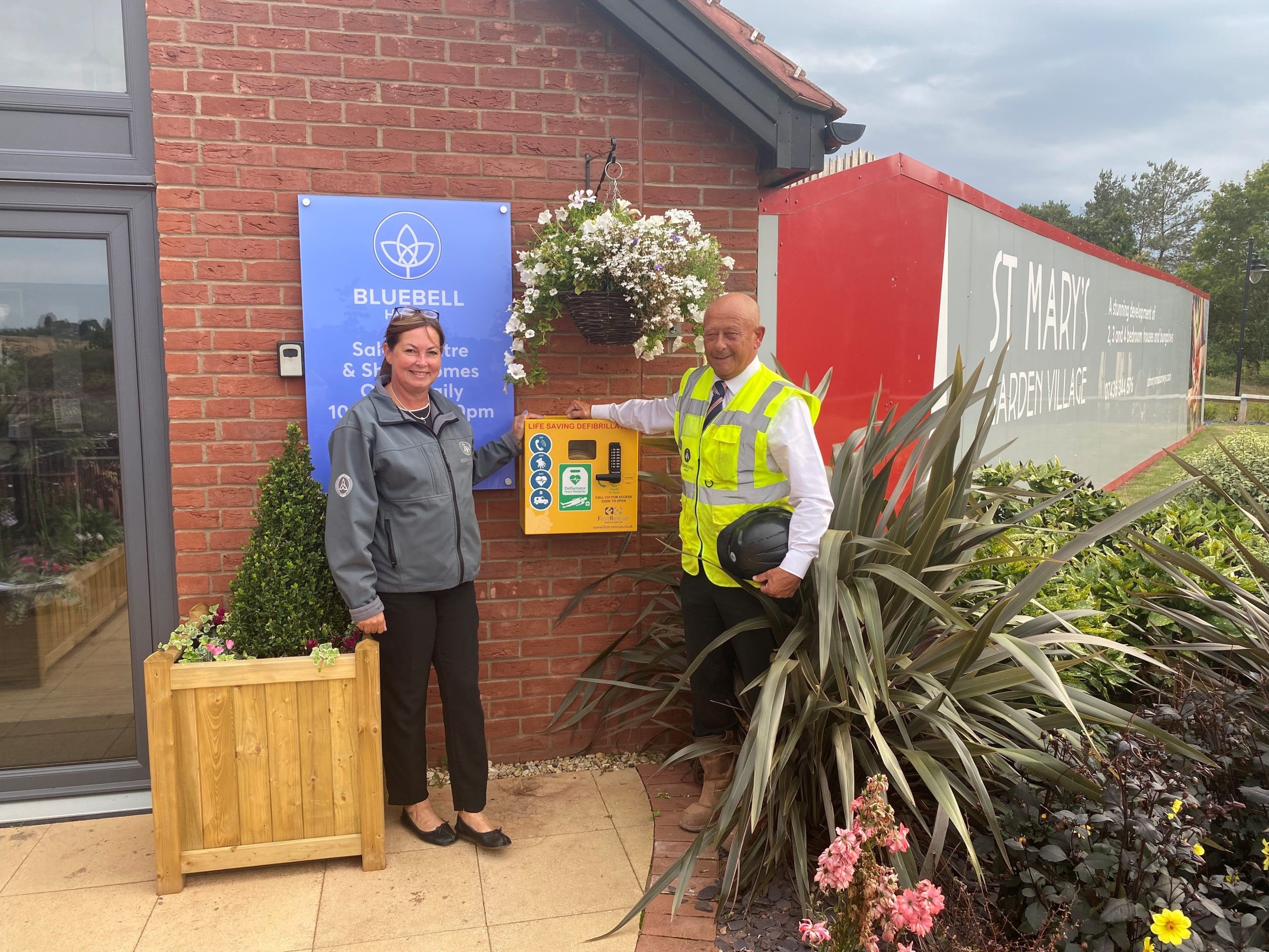 NEWS A LIFE SAVING defibrillator has been installed at St Mary s