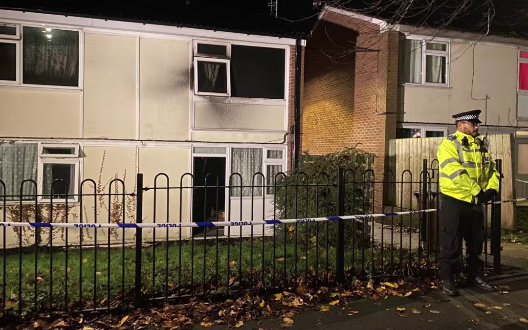 UK NEWS | Man arrested after two young girls die in a house fire that Police believe was started deliberately