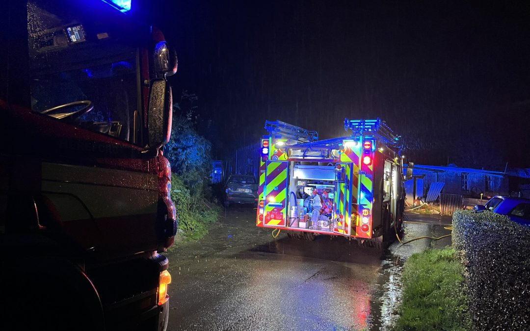 NEWS | One person treated for burn injuries following a fire at a property in Herefordshire 