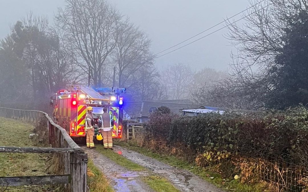 NEWS | Fire crews called to a wood burning stove fire at a property in a Herefordshire village