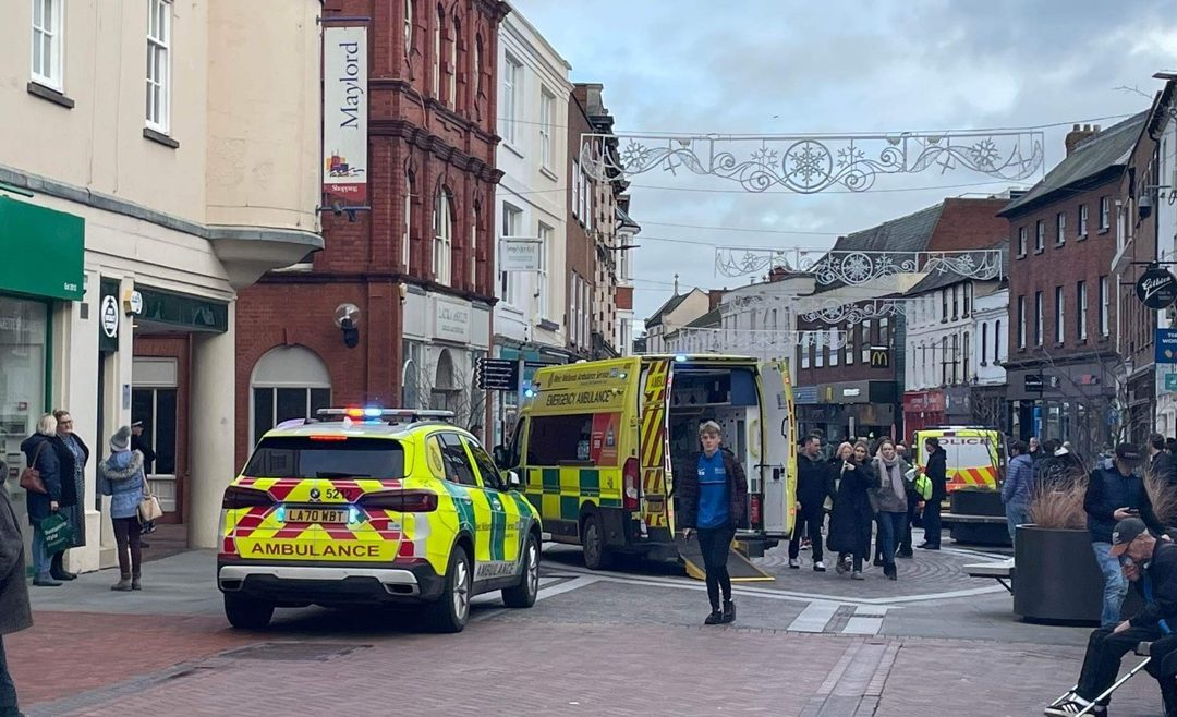 NEWS | West Midlands Ambulance Service provide update on incident in Hereford City Centre 
