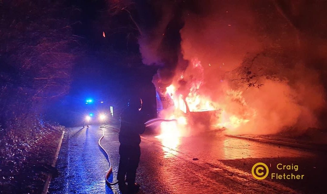 NEWS | Emergency services were called to a vehicle fire in Ledbury early this morning