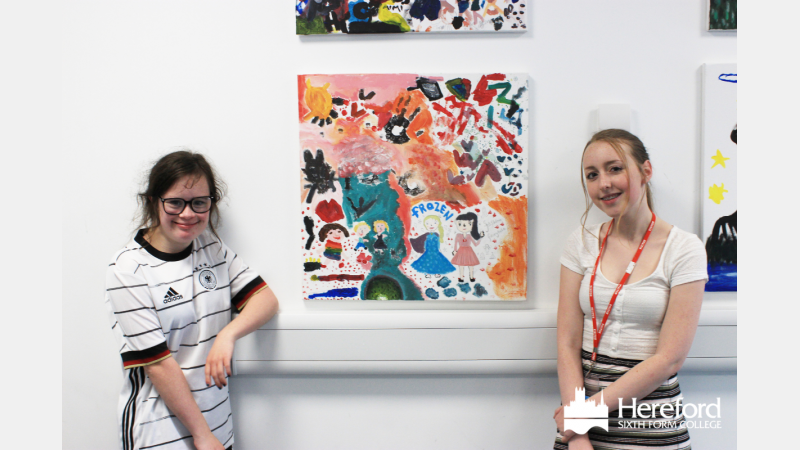 NEWS | Collaborative art project brings students together from Hereford Sixth Form College and the Beacon College