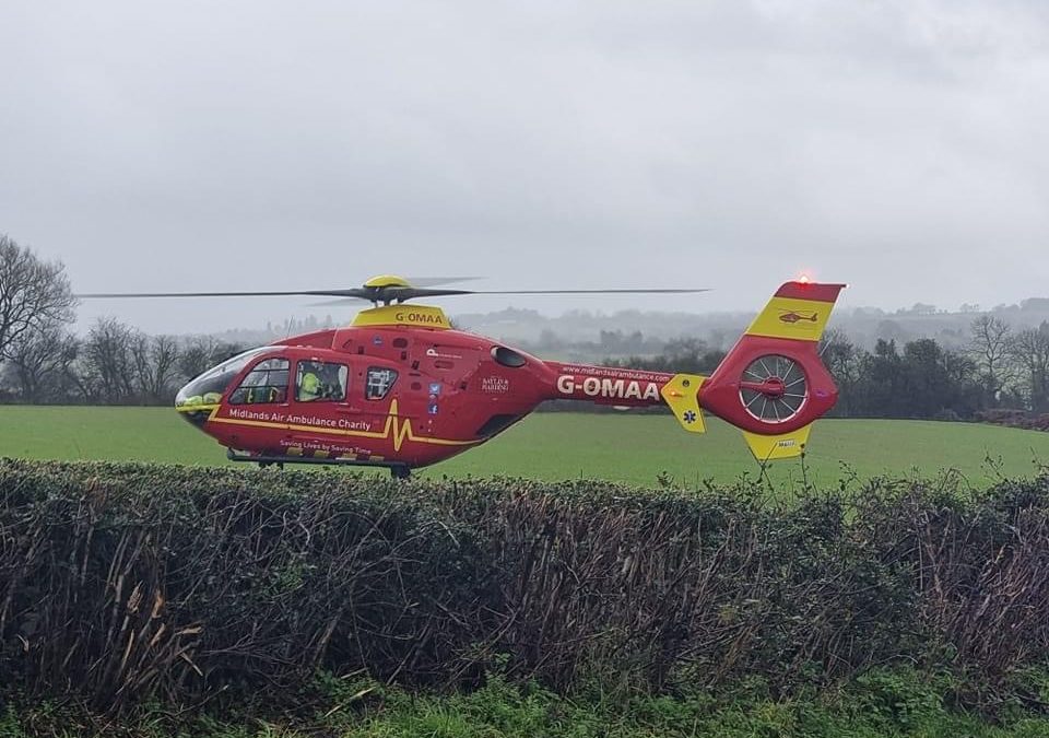 NEWS | Motorcyclist suffers significant injury to leg after being involved in a collision with a car 
