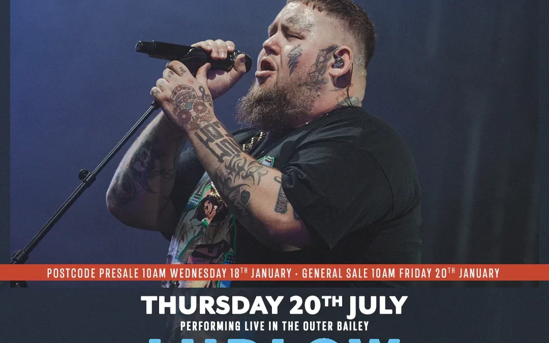 NEWS | Priority tickets for Rag’n’Bone Man at Ludlow Castle on sale to people with HR6, SY7 and SY8 postcodes from 10am this morning – Plus general sale news