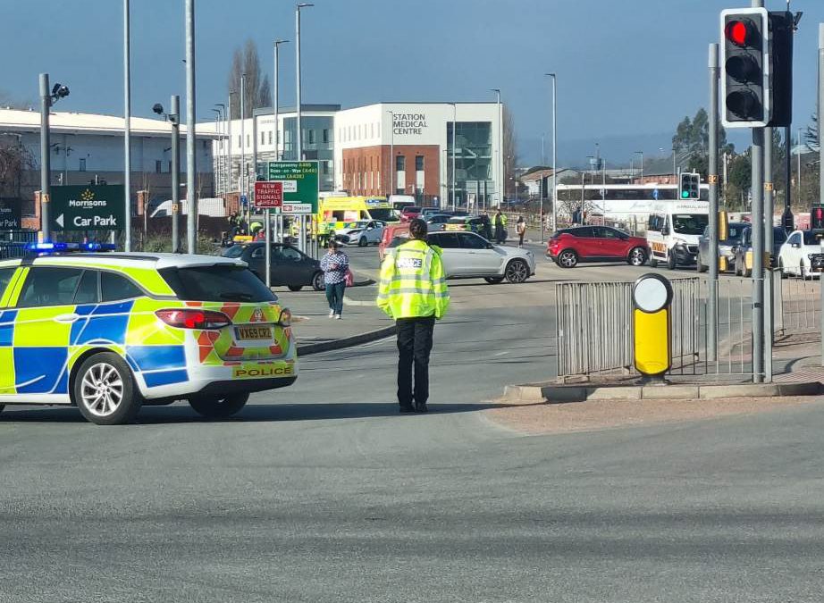 BREAKING | Air ambulance lands in Hereford city centre as emergency services respond to major incident 