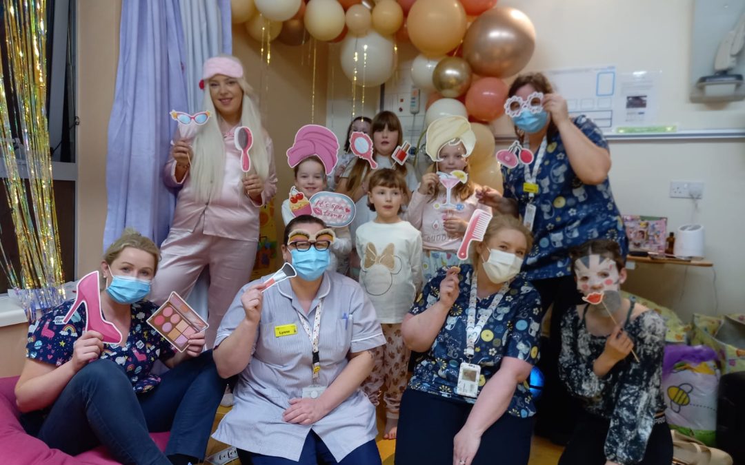 NEWS | February fun has started on the children’s ward at Hereford County Hospital with a pamper party for a group of long-term patients