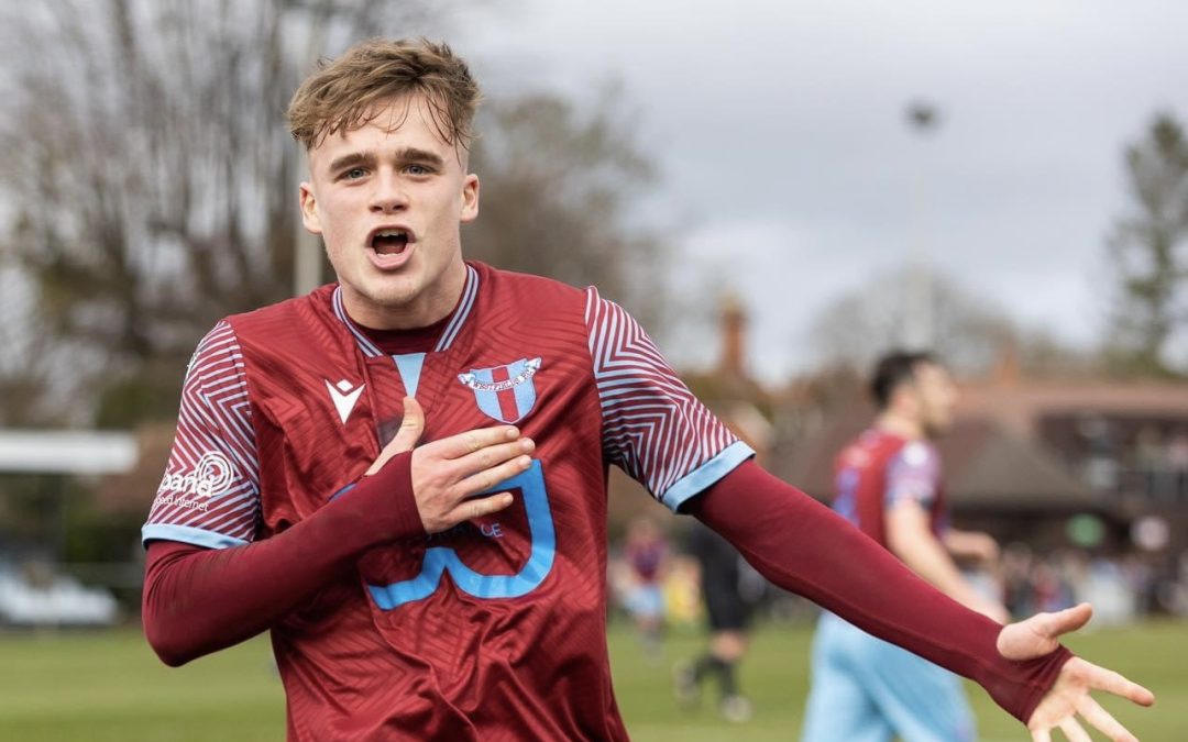 FOOTBALL | Harry Pitman thanks Westfields manager Phil Glover for showing trust in him in big games as Fields hope to progress to County Cup Final when they face Lads Club on Tuesday