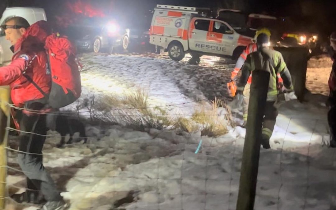 BREAKING | Search and Rescue crews from Hereford rescue casualty from Black Mountains as weather conditions deteriorated 