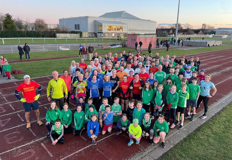 NEWS | Fundraising for the refurbishment of the Hereford Athletics Track at Hereford Leisure Centre has reached £100,000!