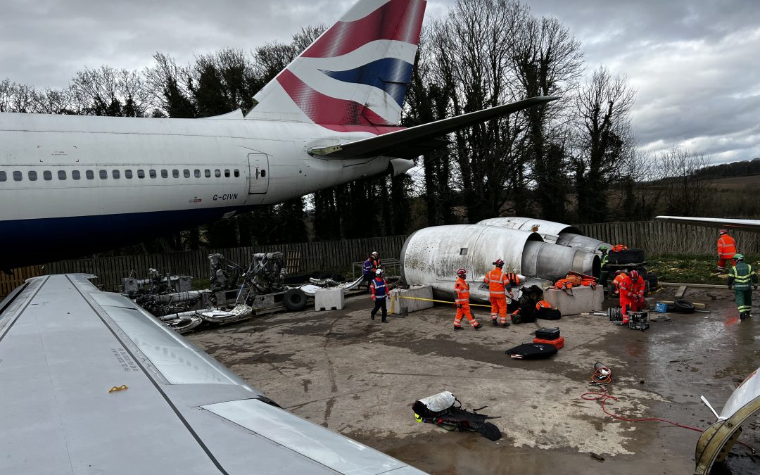NEWS | Hereford & Worcester Fire and Rescue Service joined emergency workers from across the country training exercise to practise how they would respond to a major plane crash